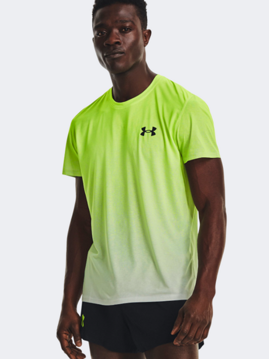 Under Armour Rush Run Men Running T-Shirt Lime