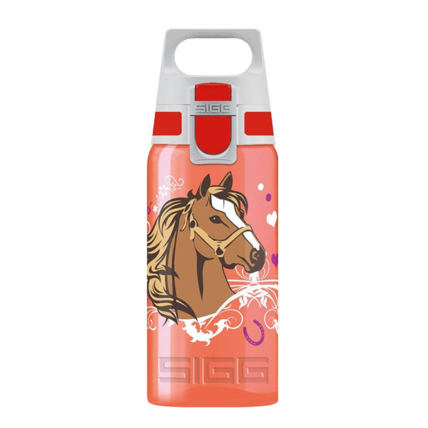 Sigg Kids Outdoor Water Bottle 8627.50 Viva One Horses 0.5 L Red