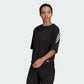 Adidas Sportswear Future Icons 3-Stripes Women Lifestyle T-Shirt Black