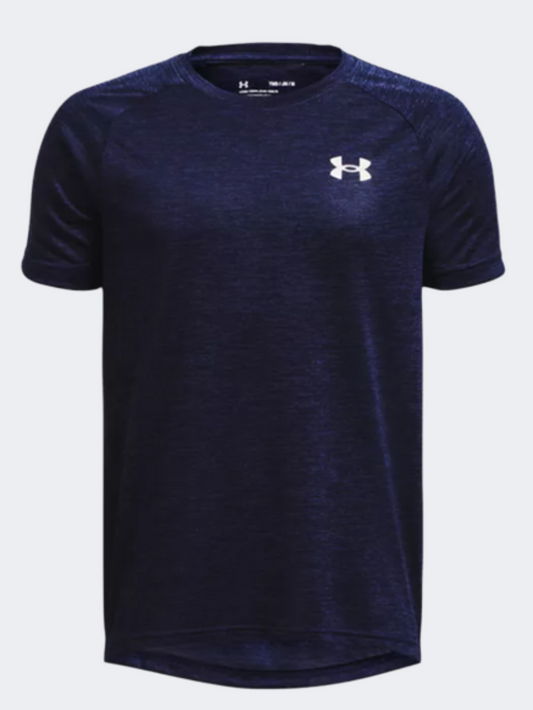 Under Armour Tech 2.0 Boys Training T-Shirt Navy/White