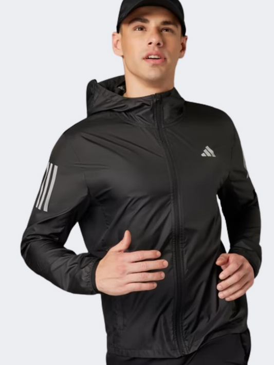 Adidas Own The Run Men Running Jacket Black