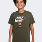 Nike Sportswear Boys Lifestyle T-Shirt Cargo Khaki