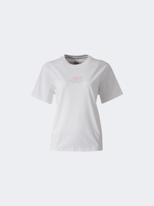 Erke Crew Neck Women Lifestyle T-Shirt White