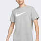 Nike Swoosh Men Lifestyle T-Shirt Grey/White