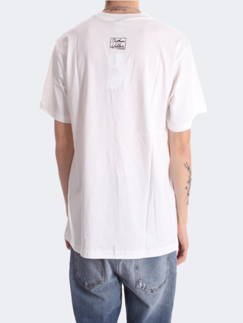 New Balance Artist Hoop Graphic Tee Men Lifestyle T-Shirt White