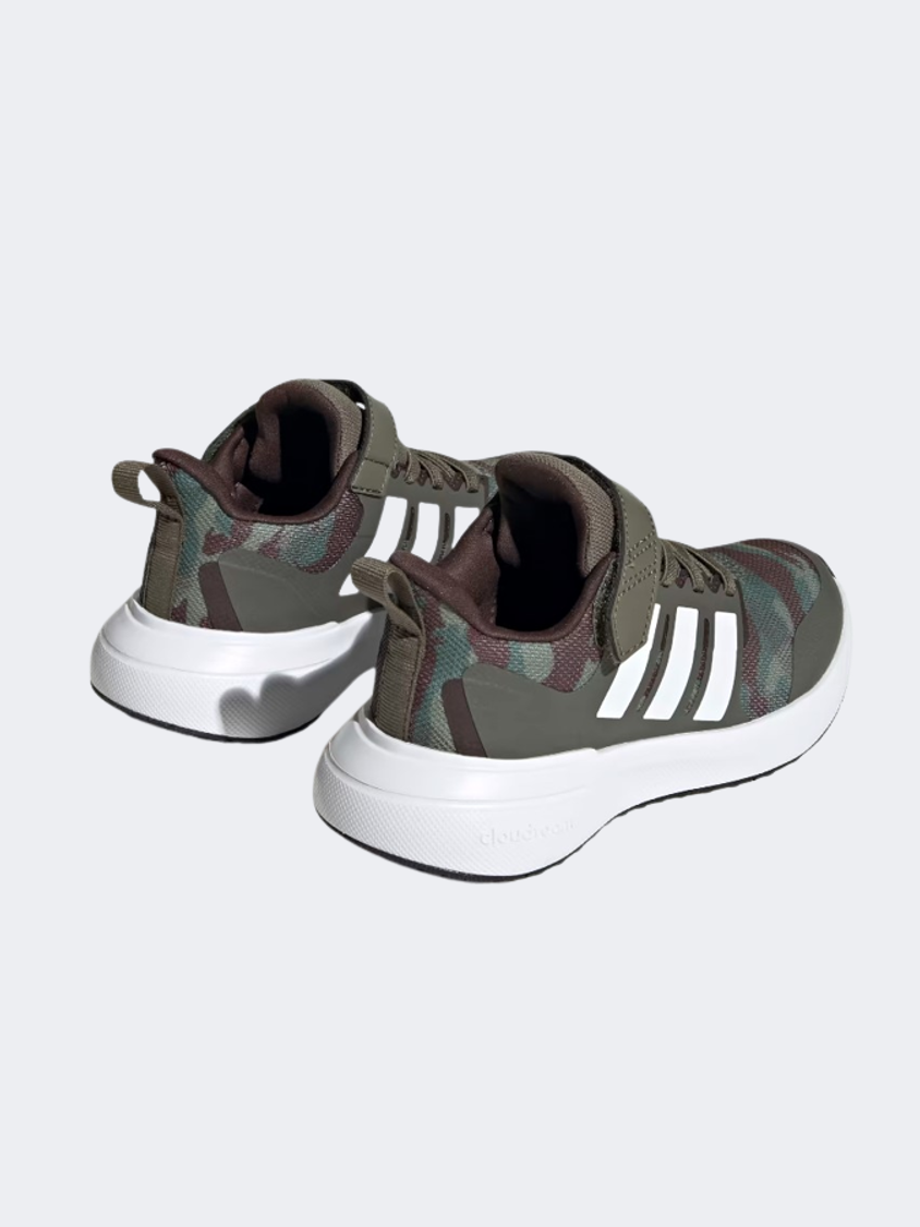 Adidas Fortarun Ps-Boys Sportswear Shoes Olive Strata/White