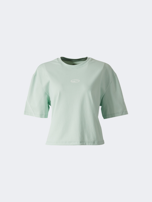 Erke Crew Neck Women Lifestyle T-Shirt Light Green