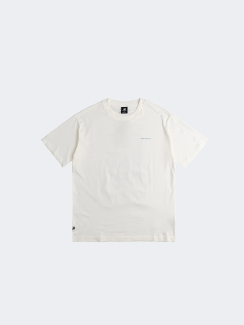 New Balance Cafe Tee Men Lifestyle T-Shirt Sea Salt