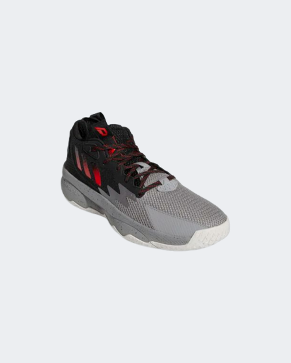 Adidas Dame 8 Unisex Basketball Shoes Grey/Black/Red