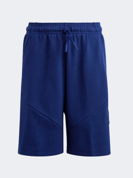 Adidas Future Icons Logo 8-Inch Gs-Boys Sportswear Short Dark Blue