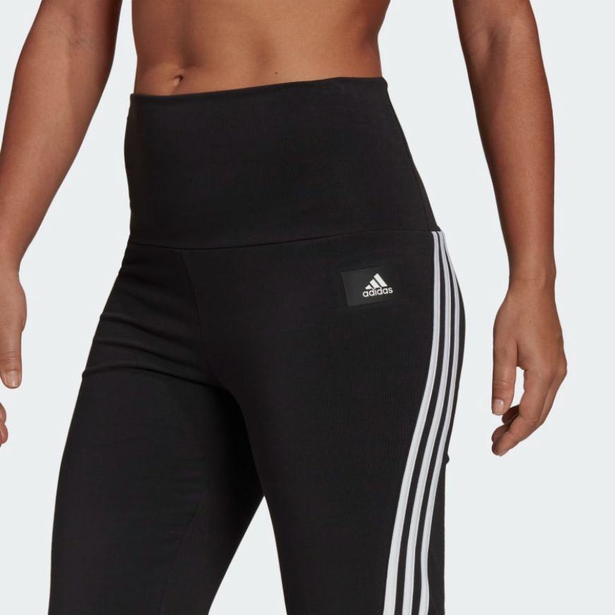 Adidas Sportswear Future Icons 3-Stripes Flare Women Lifestyle Pant Black/White