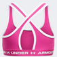 Under Armour Crossback Solid Girls Training Bra Rebel Pink/White
