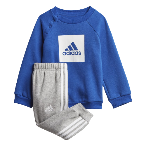 Adidas Fleece Jogger  Baby-Boys Training Suit White / Royal Blue
