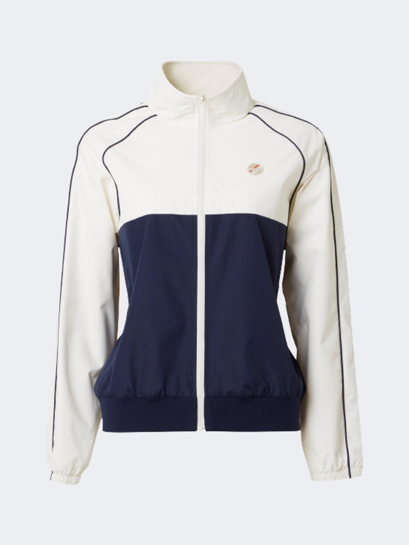 Erke  Women Tennis Jacket Glacier White