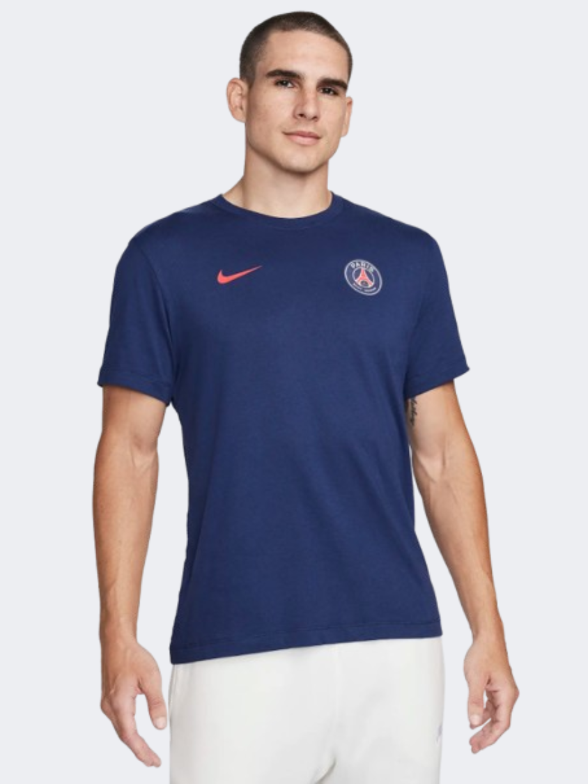 Nike Psg Number 10 Men Football T-Shirt Minight Navy