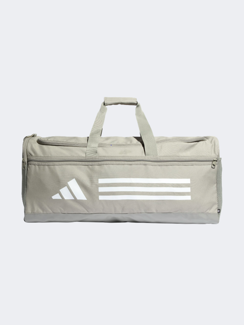 Adidas Essentials Duffel Medium Unisex Training Bag Silver Pebble