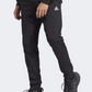 Adidas Fleece With Tapered Cuffs Men Sportswear Pant Black