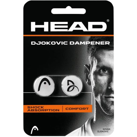 Head Djokovic 2 Pcs Pack Tennis Dampener White