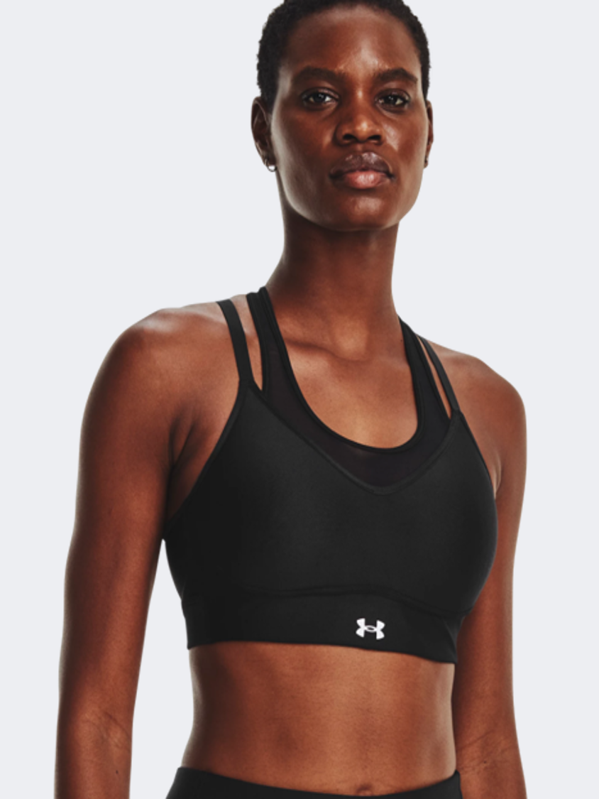 Under Armour Infinity Low Mesh Women Training Bra Black/White