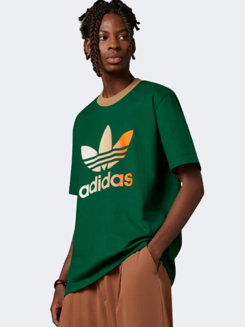 IP6969 Trefoil Tee Drkgrn