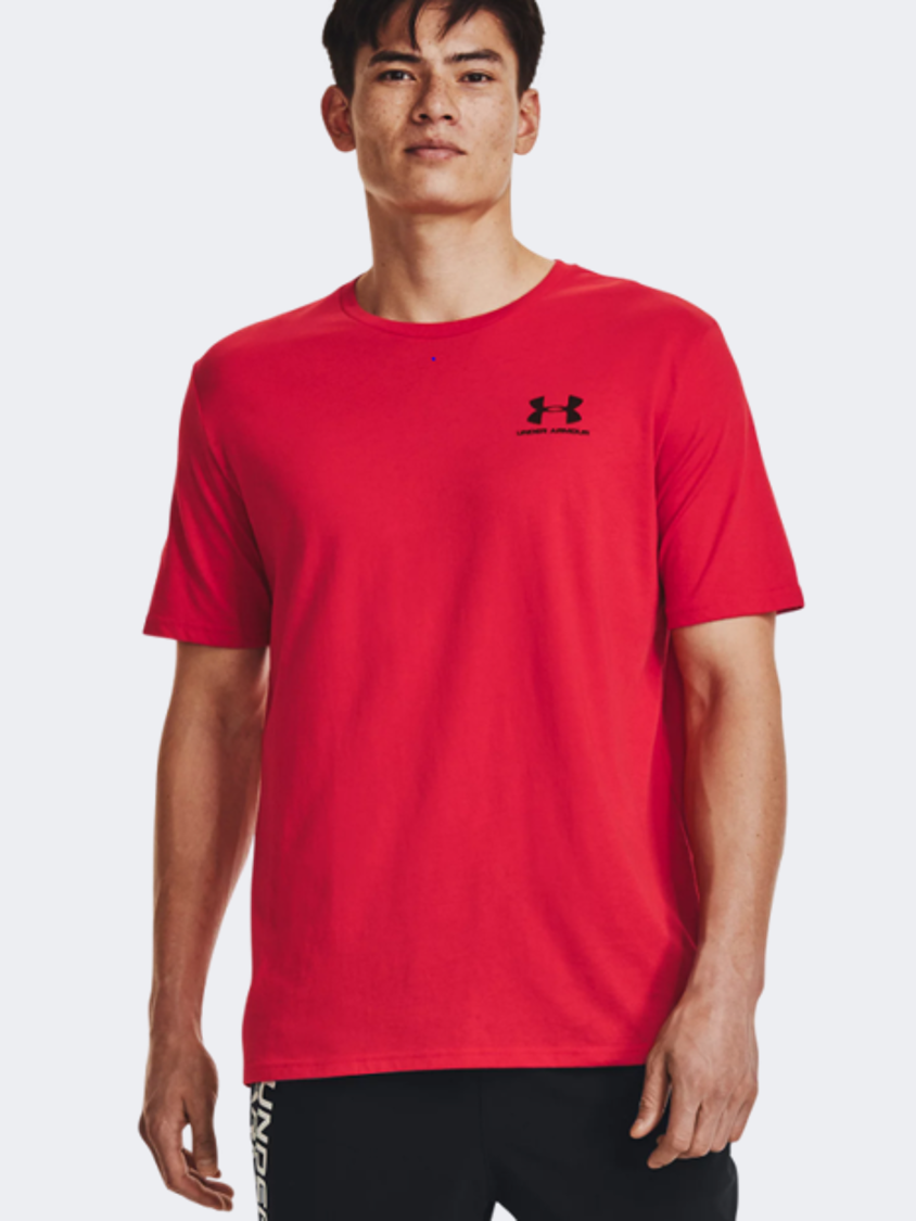 1326799-600 Sportstyle Left Chest Ss  Red Black