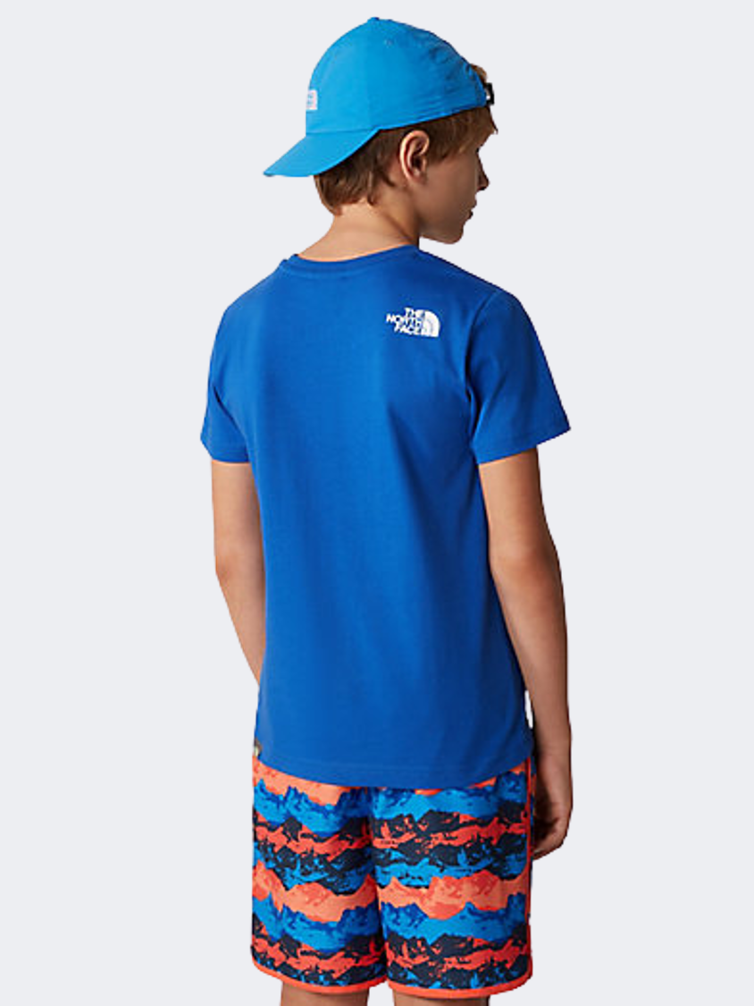 The North Face Redbox Boys Lifestyle T-Shirt Blue