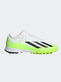 حذاء تيرف للأطفال Adidas X Crazyfast.3 أبيض/أسود/ليمون