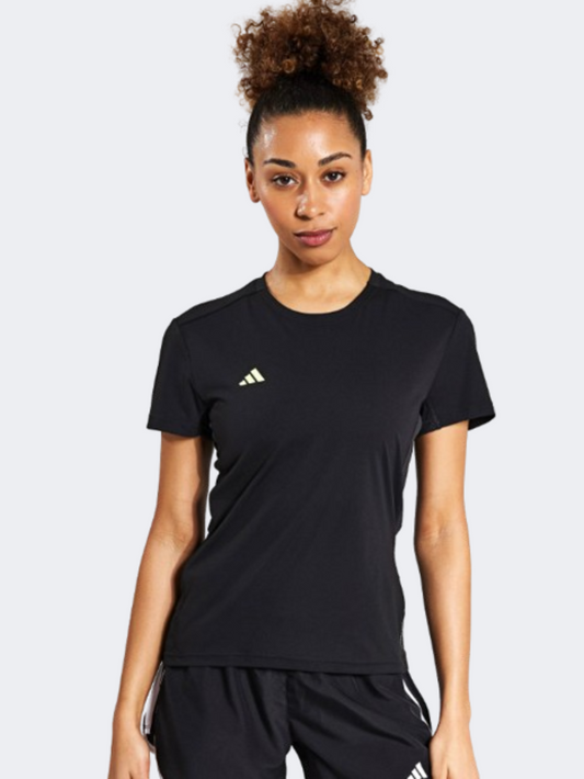 Adidas Adizero Essentials Women Running T-Shirt Black