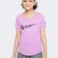 Nike Dri-Fit Girls Training T-Shirt Purple