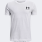 Under Armour Sportstyle Left Chest Men Training T-Shirt White / Black
