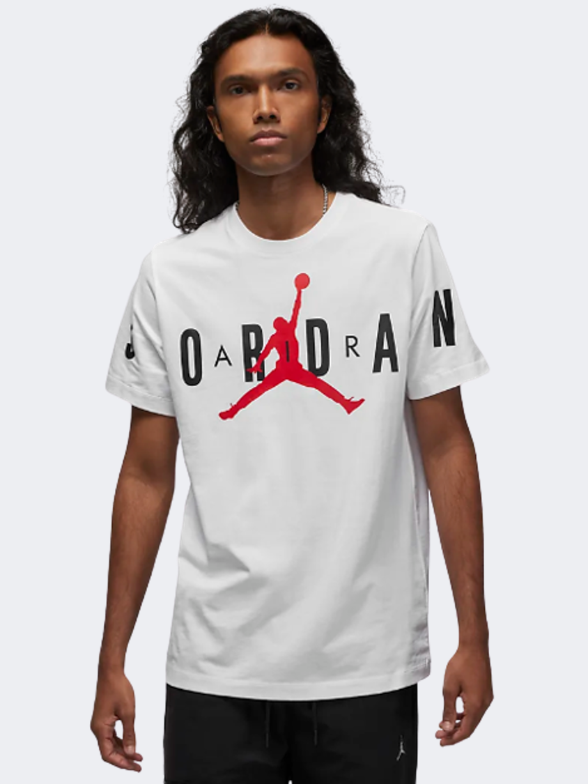 Nike Jordan Air Men Basketball T-Shirt Black/White