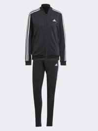 Adidas بدلة رياضية نسائية Essentials 3S أسود/أبيض