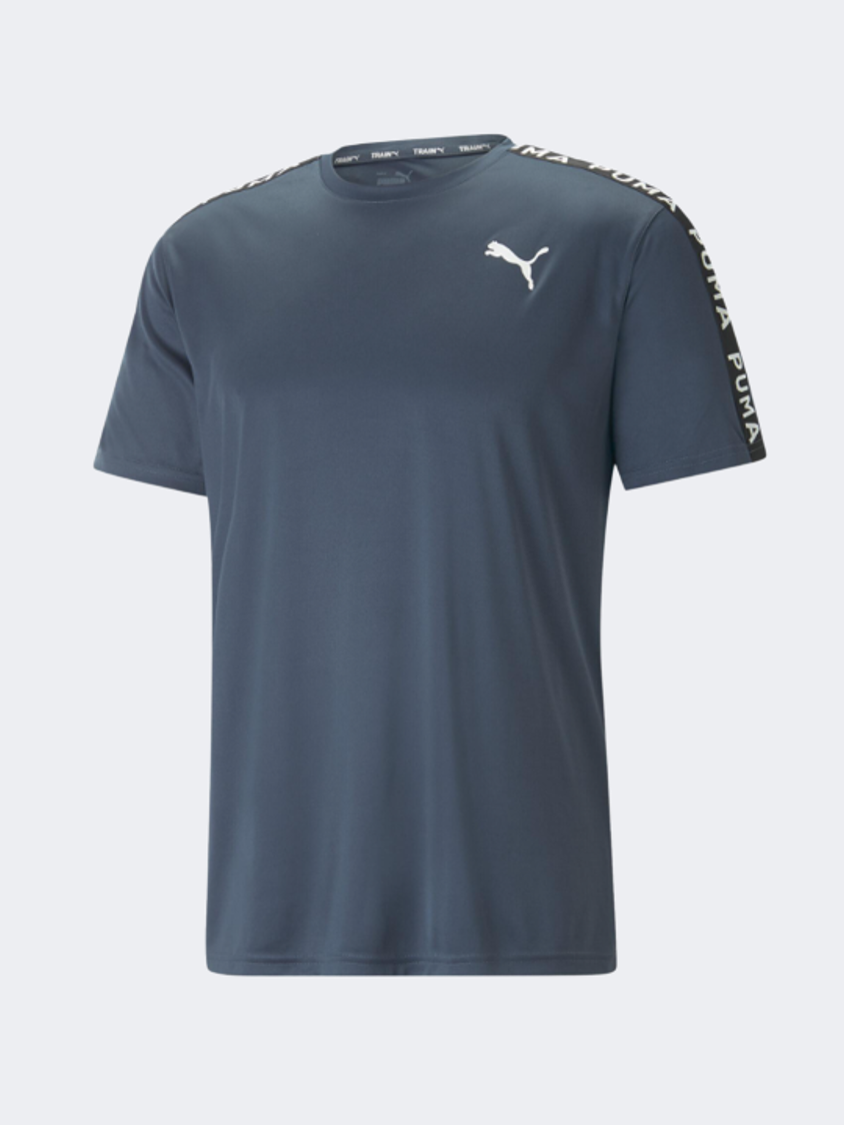 Puma Fit Taped  Men Training T-Shirt Dark Night