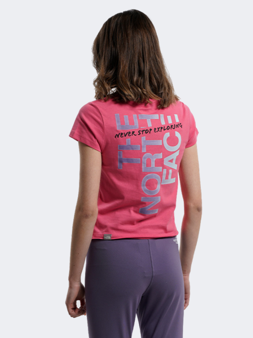 The North Face Es Graphic Fitted Women Lifestyle T-Shirt Cosmo Pink