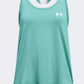 Under Armour Knouckout Girls Training Tank Turquoise/White