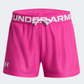 Under Armour Play Up Solid Girls Training Short Rebel Pink/White