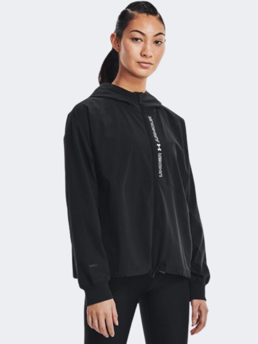 Under Armour Woven Women Lifestyle Jacket Black/White