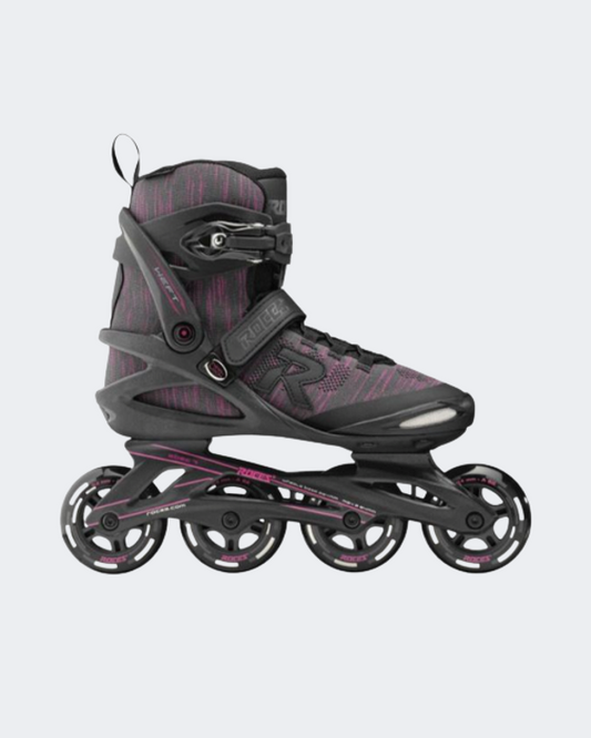 Roces Weft Thread Women In Line Sk Roller Skates Black/ Fuchsia