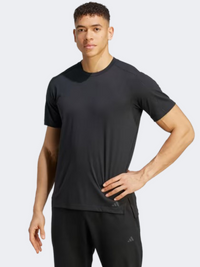 تيشيرت تدريب رجالي Adidas Yoga Base أسود