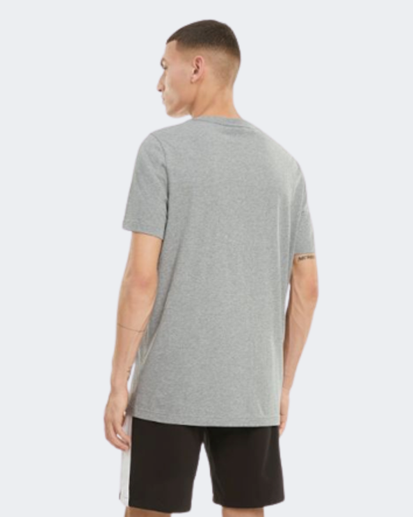 Puma Classic Logo Men Lifestyle T-Shirt Medium Grey 53008803
