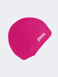 قبعة سباحة مطاطية Zoggs وردي
