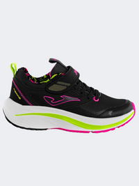 حذاء جري أطفال Joma Ferro 2331 أسود/فوشيا