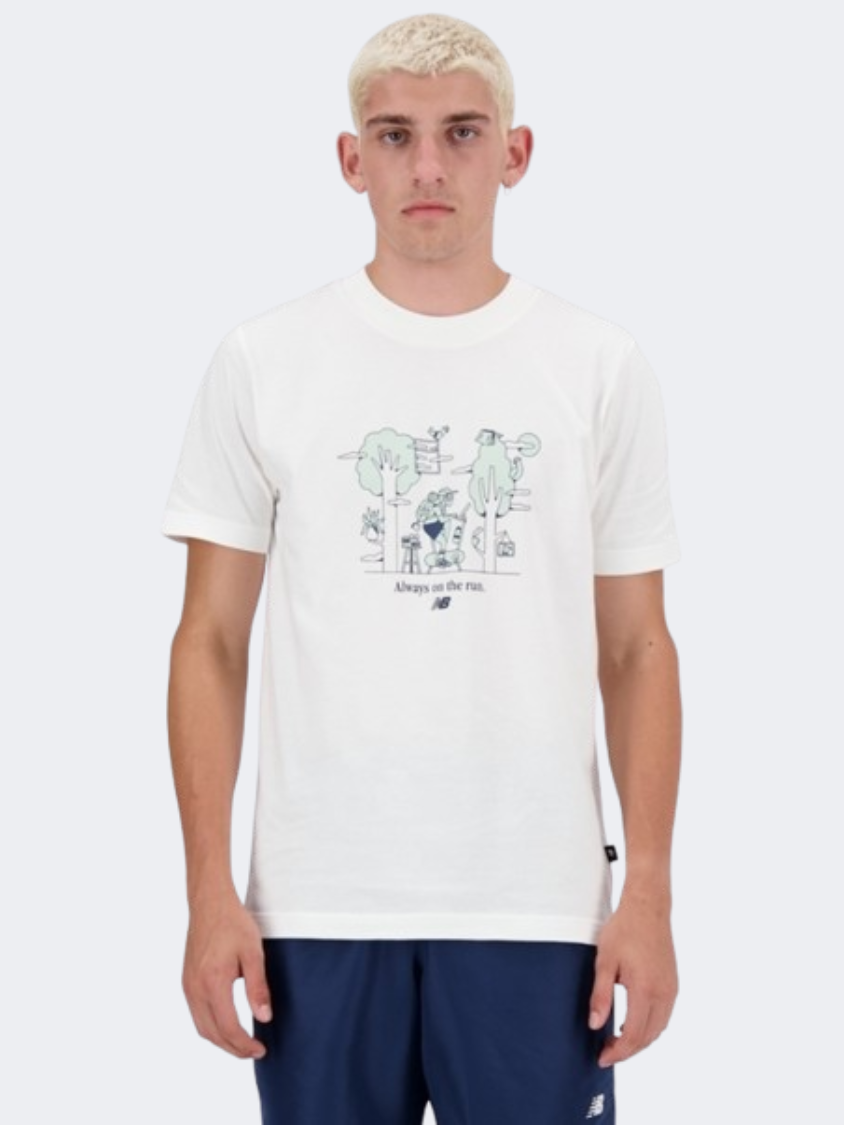 New Balance Weekend Warrior Men Lifestyle T-Shirt White