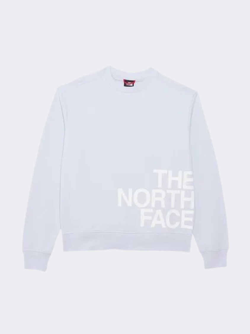 The North Face Blown Up Logo Women Lifestyle Sweatshirt Dusty Periwinkle