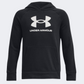 Under Armour Rival Fleece Boys Training Hoody Black/White