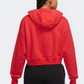Nike Club  Women Lifestyle Hoody Red/White