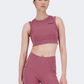 New Balance Shape Shield Crop Women Training Bra Washed Burgundy