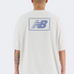 New Balance Essential Graphic Women Lifestyle T-Shirt Sea Salt Heather