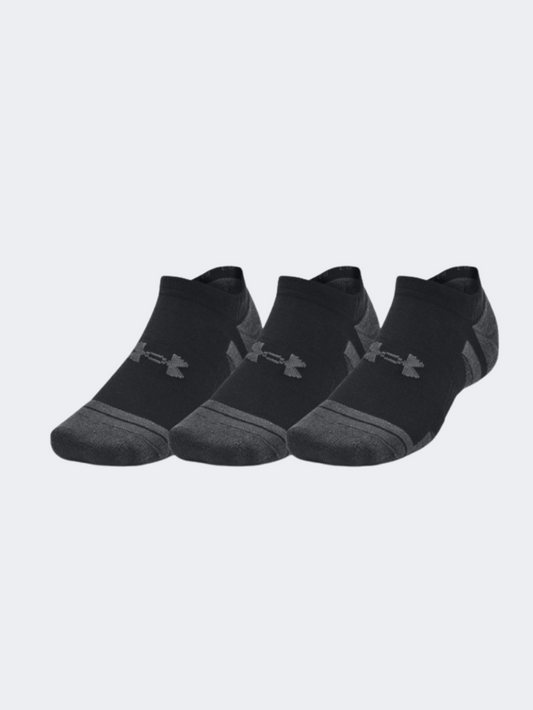 Under Armour Performance Tech 3Pk Unisex Training Sock Black/Jet Grey