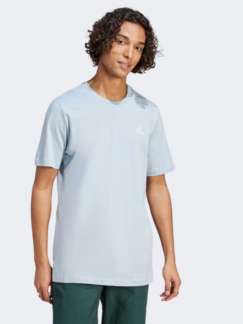 Adidas Essentials Men Sportswear T-Shirt Wonder Blue